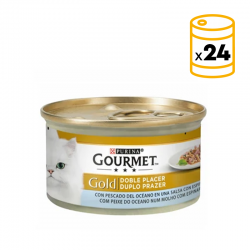 Gourmet Gold-Doble Placer Pescado del Océano y Espinacas (1)