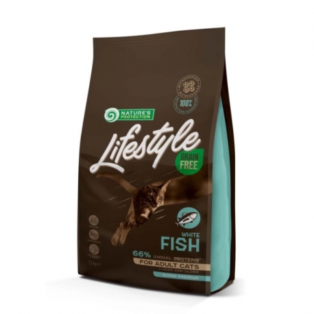 Nature´s Protection Lifestyle White Fish Pienso para Gatos