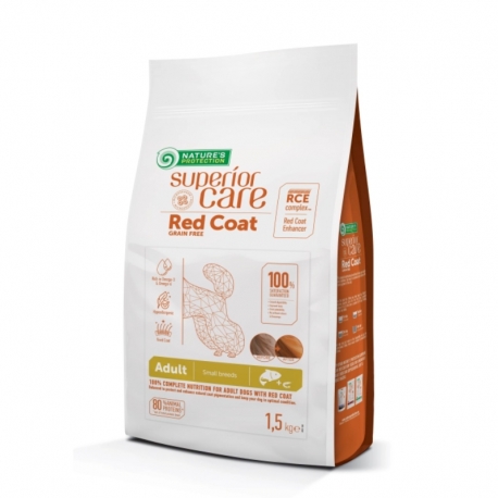 Nature´s Protection Superior Care Red Coat Pienso para Perros Pequeños con Salmón