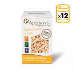 Applaws Multipack Sobres de Comida Húmeda en Caldo para Gatos con Pollo