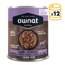 Ownat Wetline comida húmeda para perros lamb & potatoes