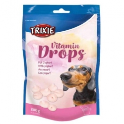 Trixie Drops Snack para Perros con Vitaminas sabor Yogur