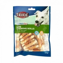 Trixie Mini Rollitos Snack para Perros con Pollo 6 cm