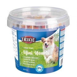 Trixie Mini Hearts Snack para Perros con Pollo, Cordero y Salmón