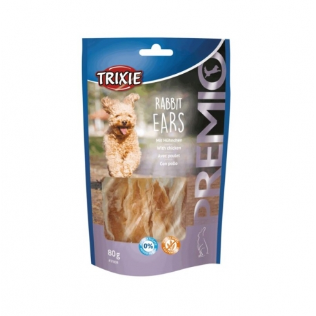 Trixie Rabbit Ears Snack Para Perros con Pollo y Conejo