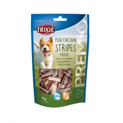 Trixie Fish Chicken Stripes Snack Para Perros con Pollo y Merluza