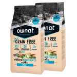 Pienso para Perros Ownat Just Grain Free Adult con Trucha