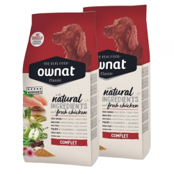 Ownat CLASSIC Complet pienso perro adulto. Pollo fresco y arroz integral