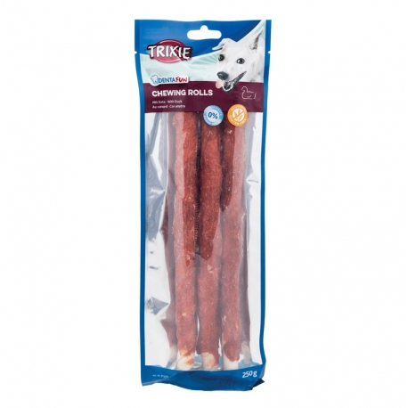 Trixie Tiras Masticables Snack para Perros con Pato 3 unidades