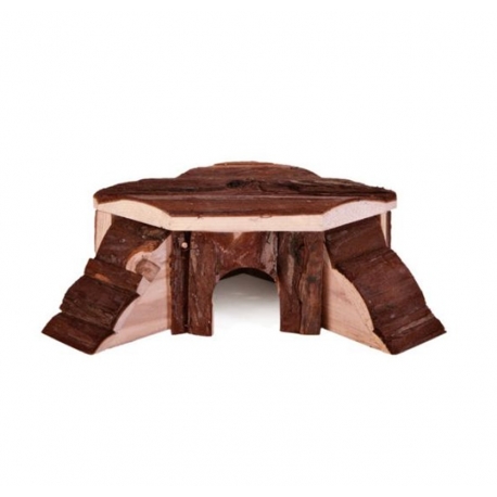 Trixie Casita Thordis de Madera Natural Para Pequeños Mamíferos