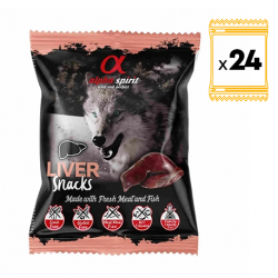 Alpha Spirit Pack Snacks para perro de Hígado