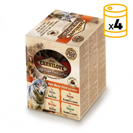 Carnilove Dog Adulto Pouch Pate Multipack
