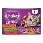 Whiskas Tasty Mix Colección County Comida húmeda en Salsa para Gatos