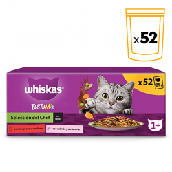 Whiskas Tasty Mix Chef Choice Comida húmeda en Salsa para Gatos