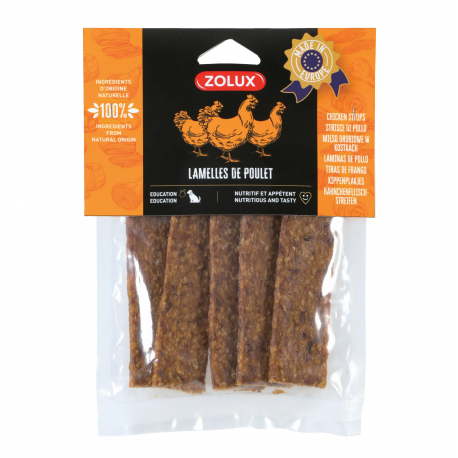 Zolux Snack Natural para Perro en Laminas con Pollo