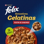 Felix Sensations Comida húmeda para Gatos en Gelatina Selección de Carnes