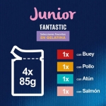Felix Fantastic Junior Comida húmeda para Gatitos en Gelatina
