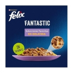 Felix Fantastic Comida húmeda para Gatos en Gelatina Selecciones Favoritas