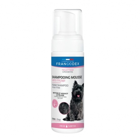 Francodex Champú en Espuma sin Aclarado para Perros