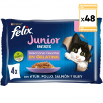 Felix Fantastic Junior Comida húmeda para Gatitos en Gelatina