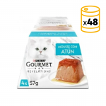 Gourmet Revelations Mousse Atun Comida Humeda Para Gato 24x57g