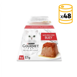 Gourmet Revelations Mousse Buey Comida Humeda Para Gato 24x57g