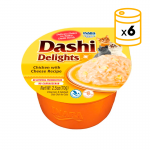 Churu Dashi Delights Comida Húmeda en Caldo con Pollo y Queso