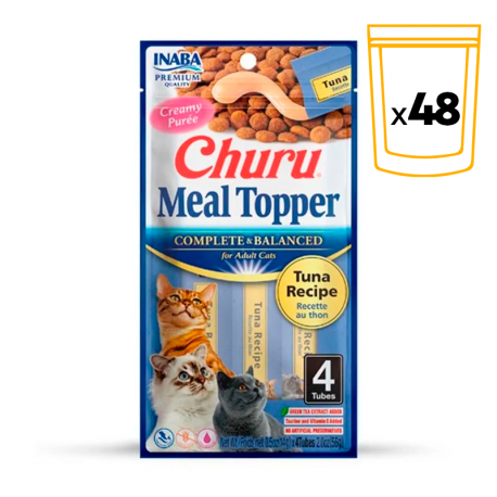 Churu Meal Topper Alimento Complementario para Gatos con Atún