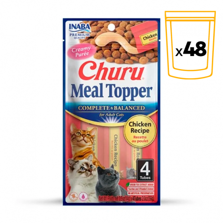 Churu Meal Topper Alimento Complementario para Gatos con Pollo
