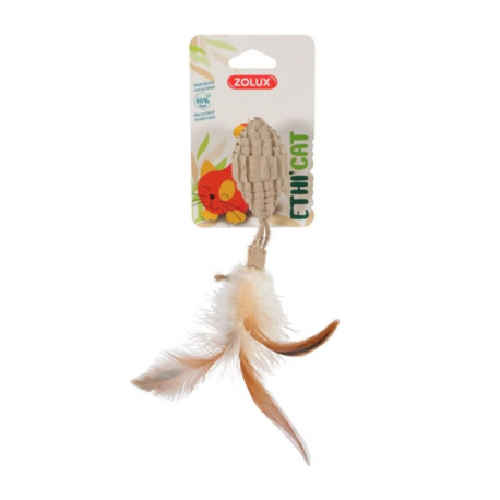 Zolux ECO Ovalo Cartón Ethnicat Juguete para Gatos