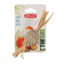 Zolux ECO Pelota Cartón Ethnicat Juguete para Gatos