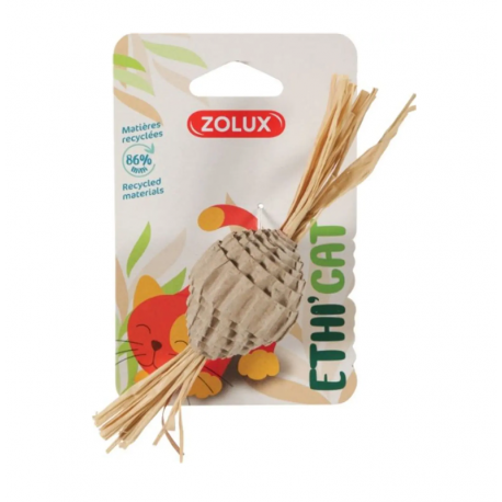 Zolux ECO Pelota Cartón Ethnicat Juguete para Gatos