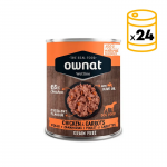 Ownat Wetline comida húmeda para perros chicken & carrots