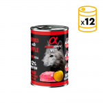 Alpha Spirit Pack de Latas para perros de Salmón y Piña