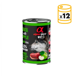Alpha Spirit Pack de Latas para perros de Pato y Manzana