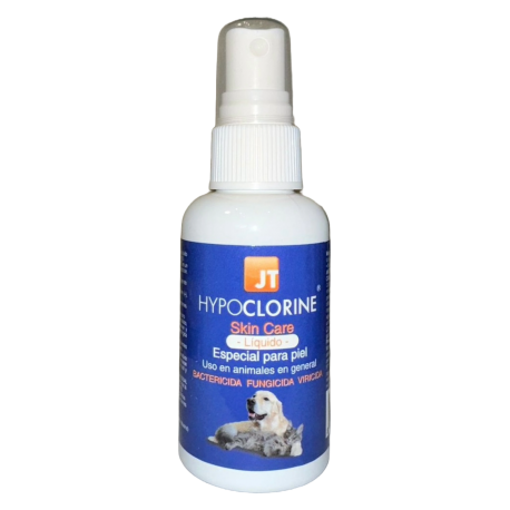JT- Hypoclorine Skin care spray para piel y heridas en perros gatos y pequeños mamíferos