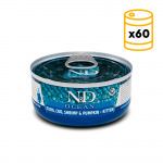 Farmina ND Ocean Pack de latas para gatitos de Atún, Bacalao, Gambas y Calabaza