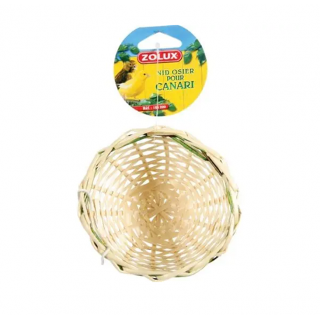 Zolux Essai Nido de Mimbre para Canarios