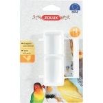 Zolux Comedero Rectangular con Percha para Pájaros