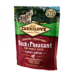 Carnilove-Adult Duck & Pheasant Hairball Control (1)