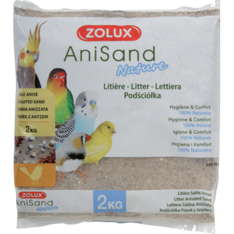 Zolux Arena Anisand Nature para Pájaros