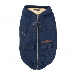 FuzzYard Chaqueta Vaquera con Borrego para Perros