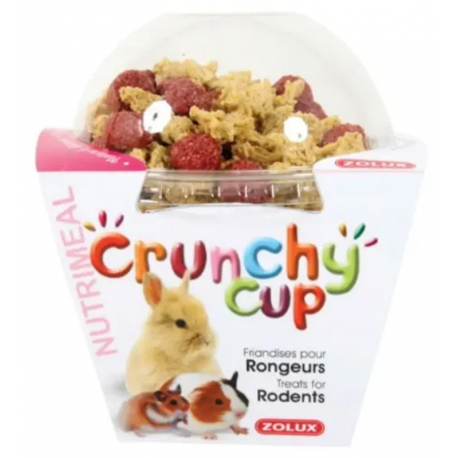 Zolux Crunchy Cup Snack Natural de Remolacha para Pequeños Mamíferos