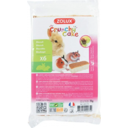 Zolux Crunchy Cake Snack Natural de Avellana para Pequeños Mamíferos