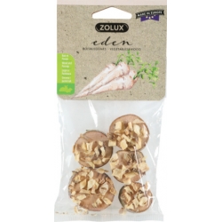 Zolux Eden Rodajas de Madera con Chirivia para Roedores
