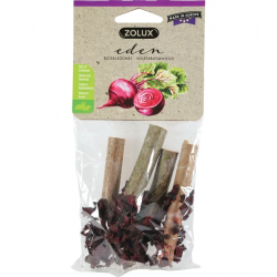 Zolux Eden Palitos de Madera con Remolacha para Roedores