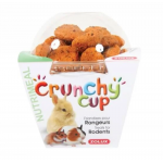 Zolux Crunchy Cup Snack Natural de Zanahoria y Lino para Pequeños Mamíferos