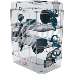 Zolux Rody3 TRIO Jaula para Roedores Pequeños color Azul Marino