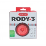 Zolux Rody3 Rueda de Ejercicio Silenciosa para Pequeños Mamíferos color Granada