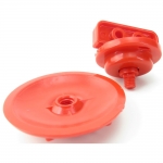 Zolux Rody3 Rueda de Ejercicio Silenciosa para Pequeños Mamíferos color Granada